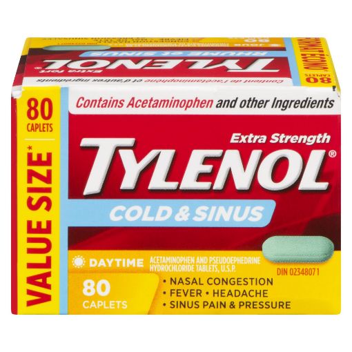 TYLENOL COLD&SINUS 80 TABLET