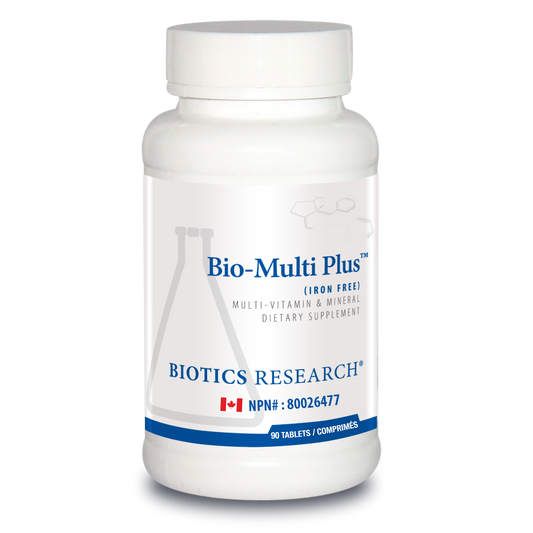 BIOTICS - Bio-Multi-Plus (Iron Free) - 90 Tablets
