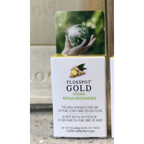 KMH Touches   Flosspot GOLD Vegan Floss Refill 2pk
