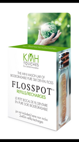 KMH Touches   Flosspot - Silk Dental Floss Refill 2pk
