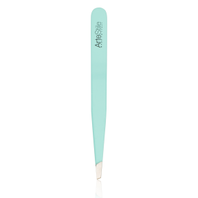 ArteStile   Slant Tip Tweezers - Turquoise 1ea