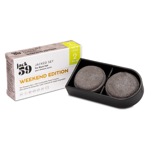 Jack59 Two Jacked 3 in 1 Shampoo/Conditioner + Container