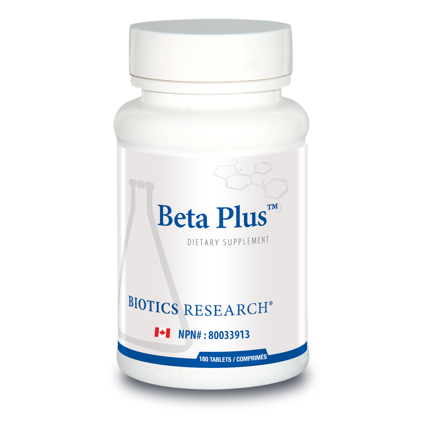 Biotics Research - Beta Plus - 180 Tablets