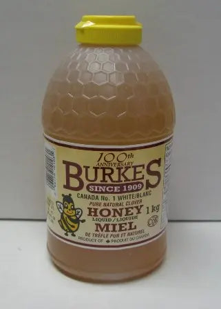 Burke's Pure Natural Honey Clover Honey Liquid 1kg