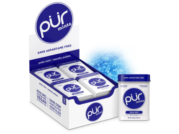 PUR Gum Mints - Polar Mint Tin ( 12 x 30g )