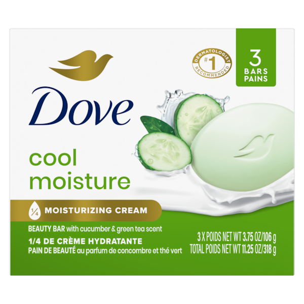 DOVE BAR COOL MOISTURE 3X106G