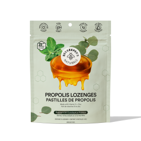 Beekeeper's Naturals Inc.-Propolis Loz. Peppermint Eucalyptus
