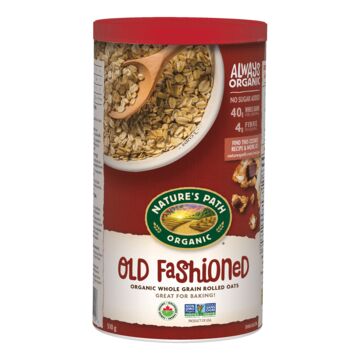 NATURE’S PATH - Oats, Old Fashioned, Organic (canister) 510g