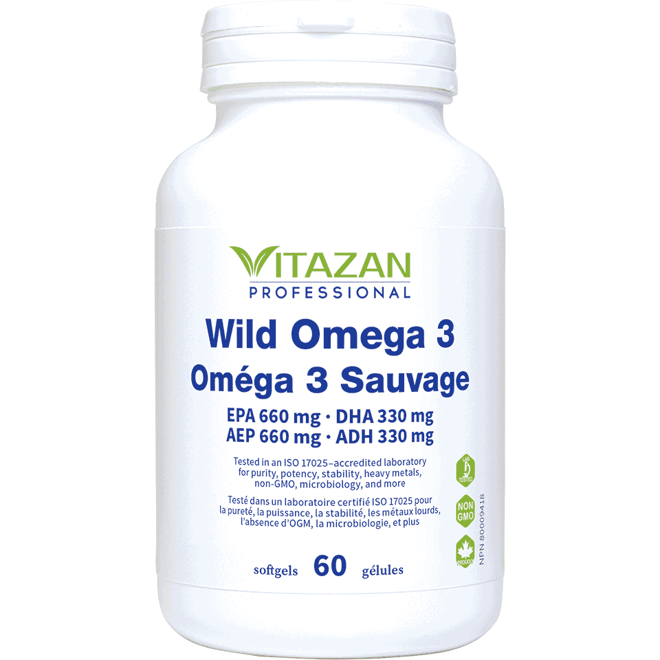 Vitazan Wild Omega 3 (EPA 660 mg · DHA 330 mg) 120 softgels