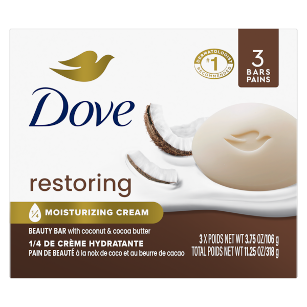 DOVE BAR COCONUT MILK 318G