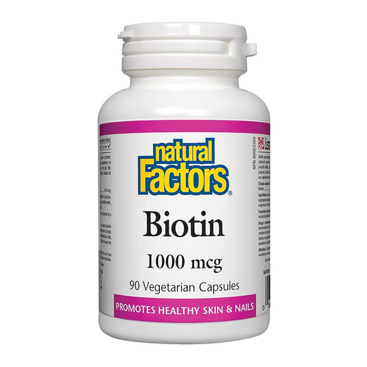 Natural Factors   Biotin 1000 mcg   90 vcapsvcaps