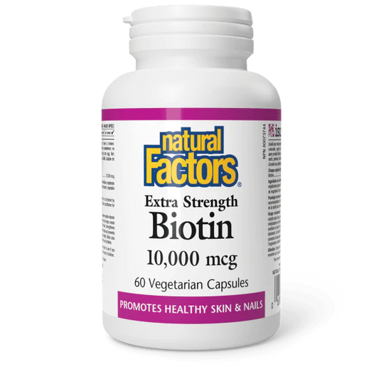 Natural Factors   Biotin 10,000 mcg   60 vcapsvcaps