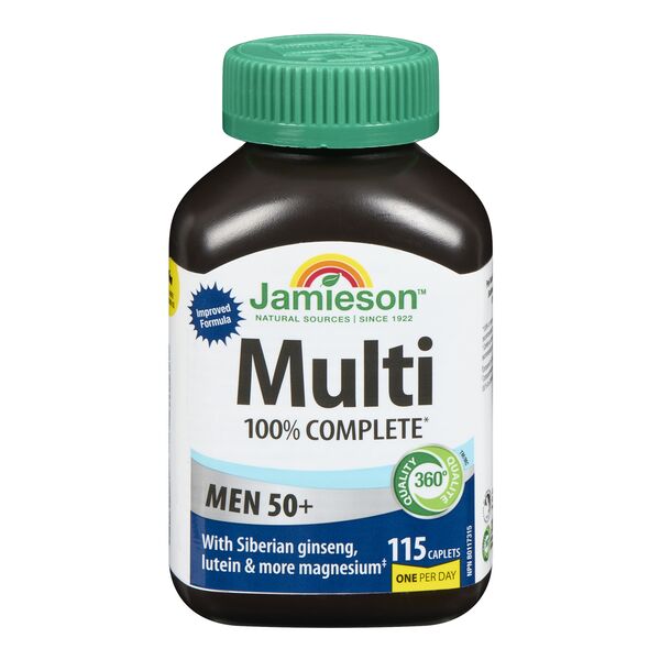 Jamieson JMS 100% Complete Multi Men's 50+ 115Caplets