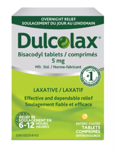 DULCOLAX BISACODYL TB 5MG 60