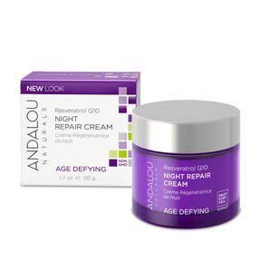 Andalou Naturals   Resveratrol Q10 Night Repair Cream 50g