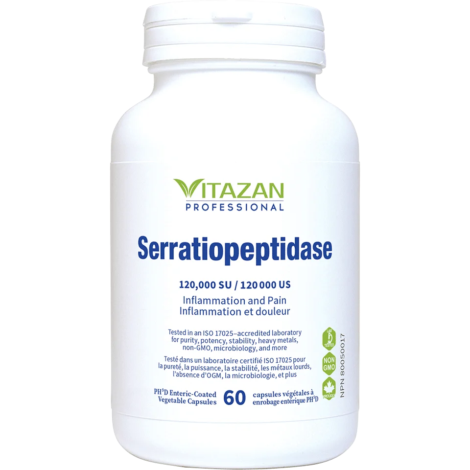 Vitazan Serratiopeptidase 120,000 60 capsules