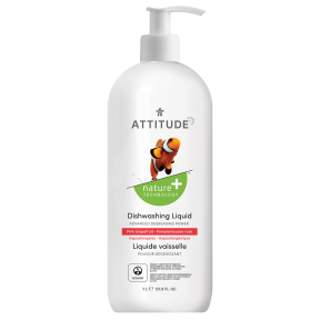 Clearance - Attitude-Dishwashing Liq. Pink Grapefruit 1L