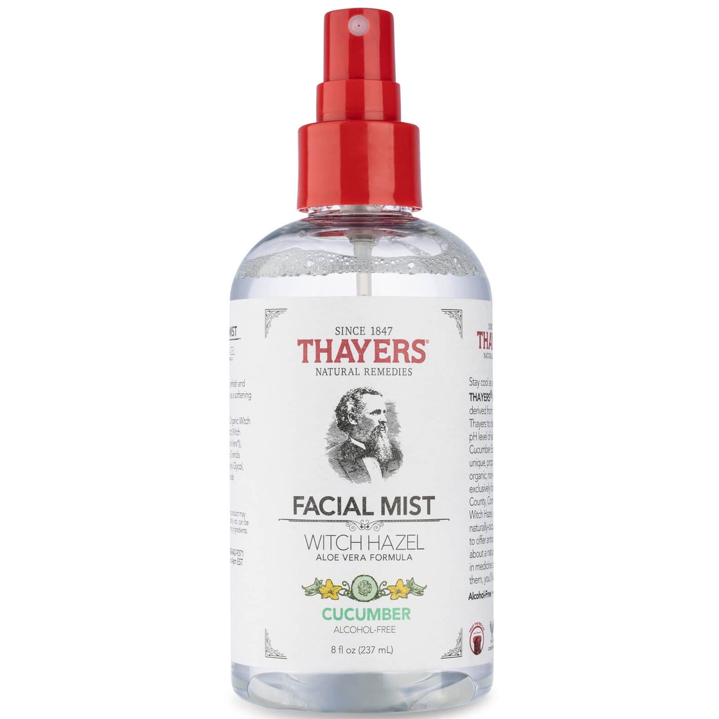 THAYERS NATURAL Witch Hazel Alcohol Free Facial Mist THAYERS NATURAL Witch Hazel Alcohol Free Facial Mist Cucumber Facial Mist 237mL