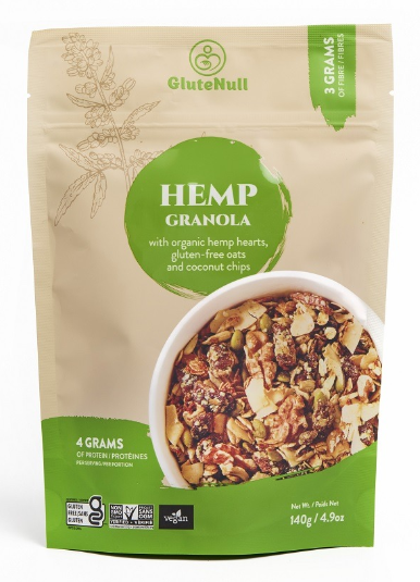 GLUTENULL Hemp Granola (small),140g