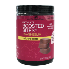 BROOKLYN BORN CHOCOLATE    Chocolate Boosted Bites    BROOKLYN BORN CHOCOLATE    Chocolate Boosted Bites    Milk Chocolate with Magnesium 150g