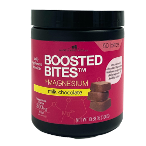 BROOKLYN BORN CHOCOLATE    Chocolate Boosted Bites    BROOKLYN BORN CHOCOLATE    Chocolate Boosted Bites    Milk Chocolate wth Magnesium 300g
