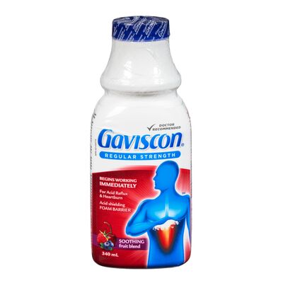 GAVISCON LIQ FRUITS 340ML LIQUID