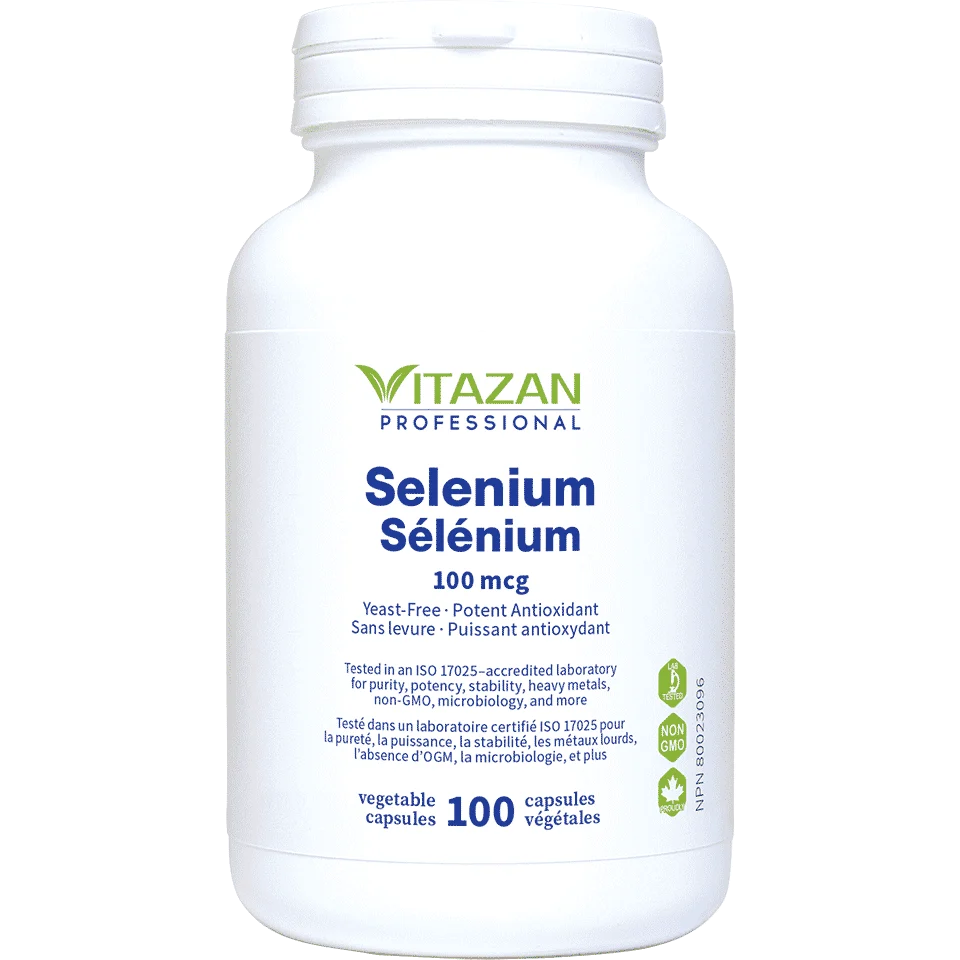 Vitazan Selenium (100 mcg · Antioxidant Mineral Supplement) 100 capsules