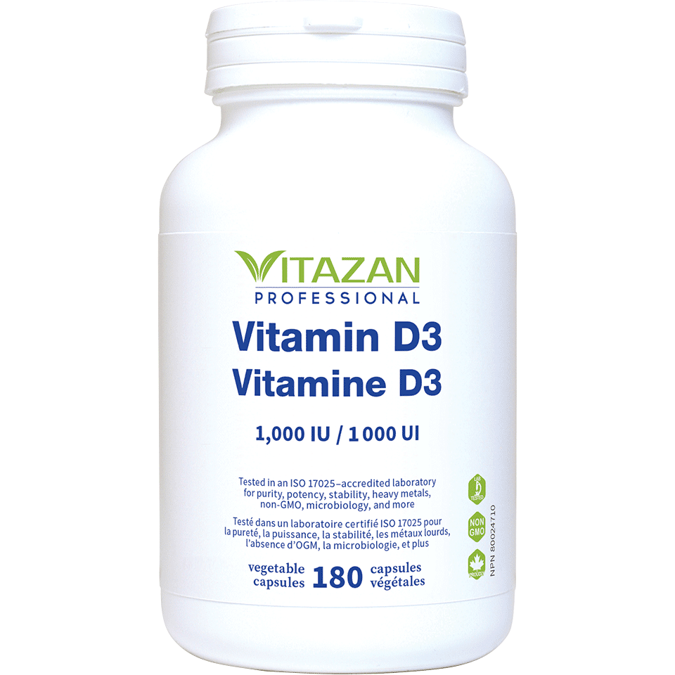 Vitazan Vitamin D3 (1,000 IU) 180 capsules