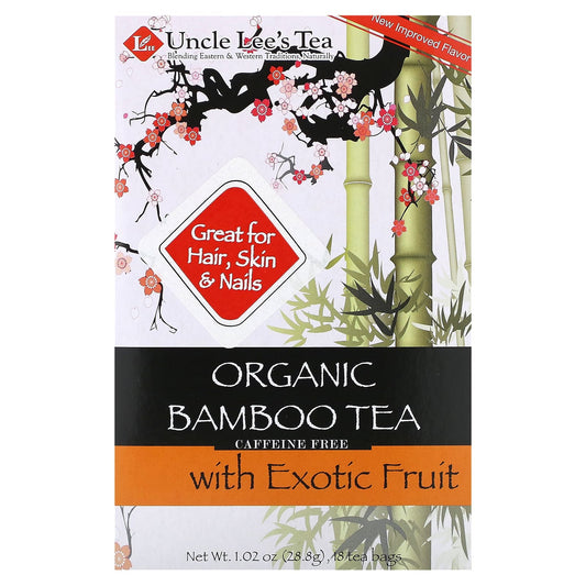 UNCLE LEE'S TEAS    Bamboo Teas    UNCLE LEE'S TEAS    Bamboo Teas    Org Bamboo w/Exotic Fruit Tea 18bg