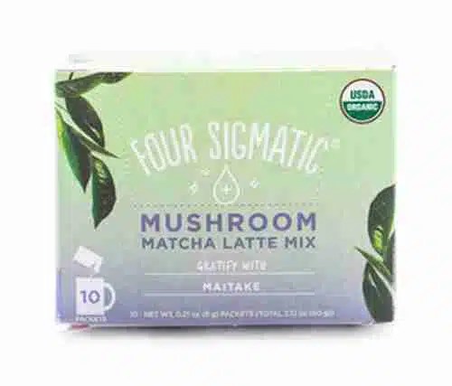 FOUR SIGMATIC Matcha Latte Mix - THINK with Lion's Mane 10 x 6 g sachets