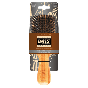 Bass Brushes Club Brush, Boar Bristle, Firm 1ea