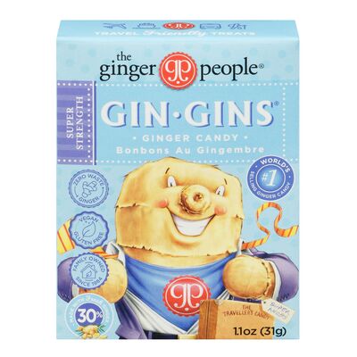 The Ginger People - Gin Gins Super Strength Ginger Cdy - 24 x 31g