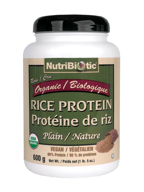 NUTRIBIOTIC   Rice Protein Organic (Plain), 600g