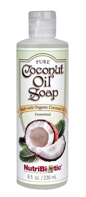 NUTRIBIOTIC Coconut Oil Soap Unsent.,240ml