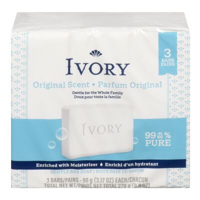 IVORY SIMPLY BAR SOAP ORIGINAL 3X90G