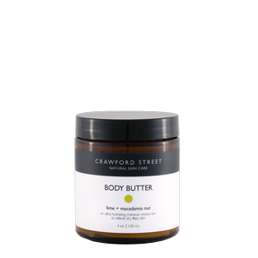 Crawford Street Skin Care   Body Butter - Lime + Macadamia Nut 120ml