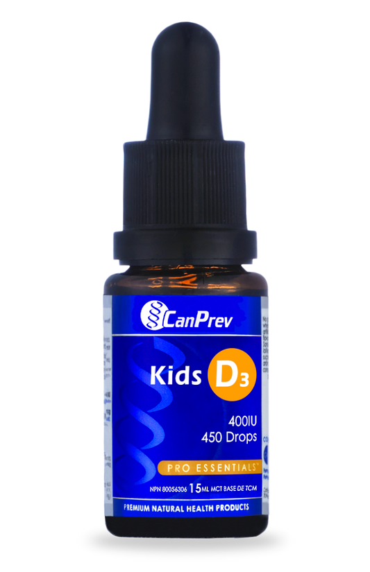 CanPrev D3 Drops Kids 400IU - MCT base 15 mL