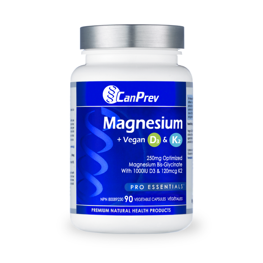 CanPrevMagnesium + Vegan D3 & K2_90 v-caps