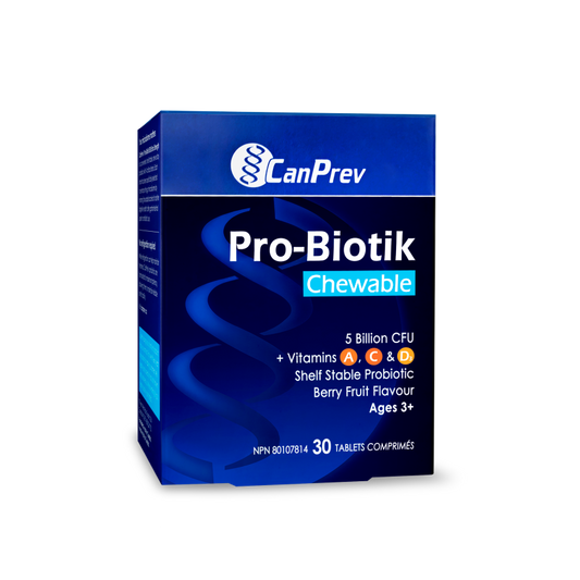 CanPrevPro-Biotik + A, C & D3 Chewable - Berry_30 Tablets