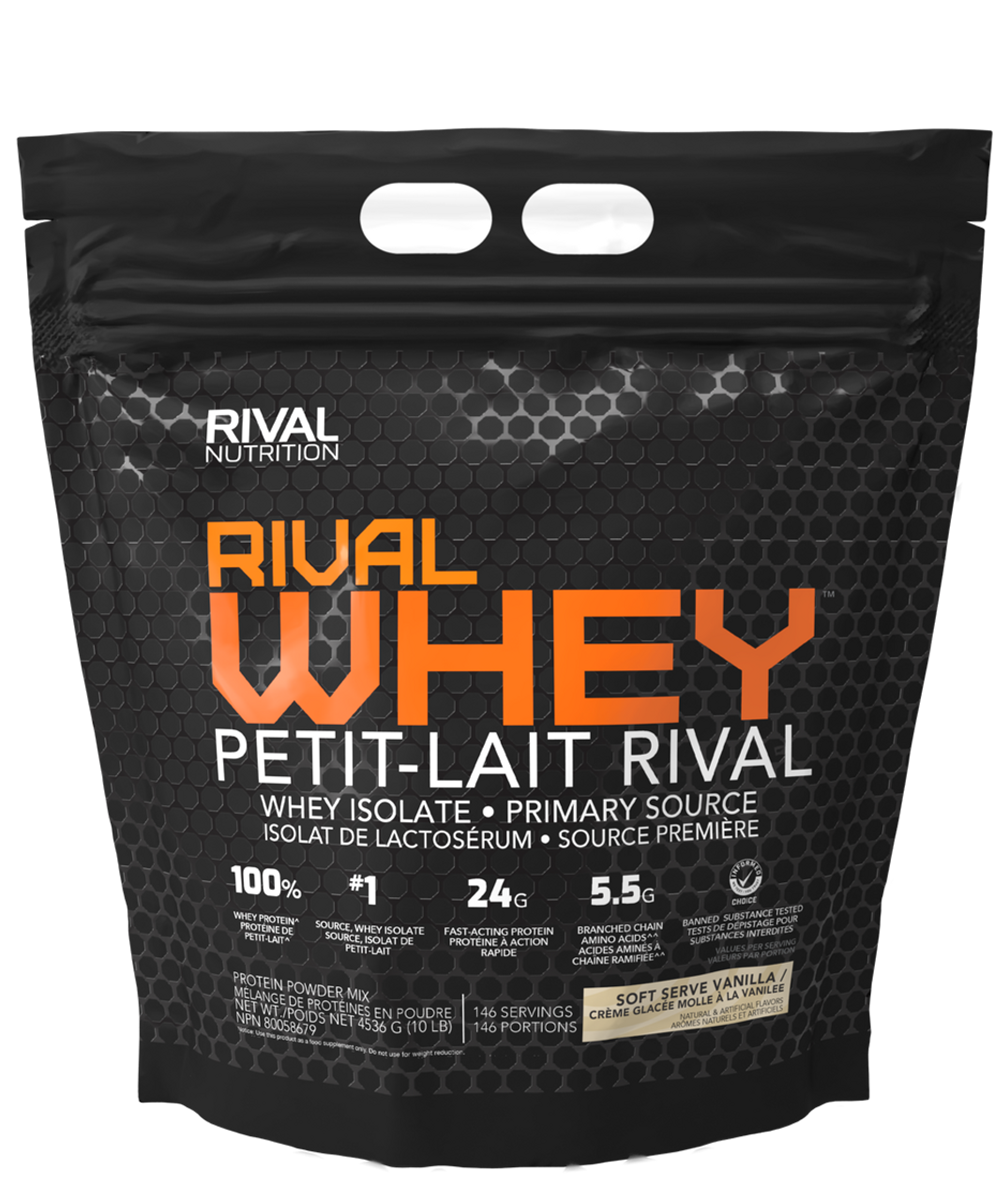 RIVALUS RIVALWHEY 10lbs SOFT SERVE VANILLA