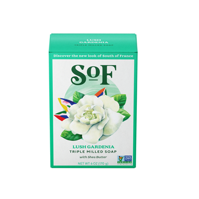 SOUTH OF FRANCE   Natural Soap LushGardenia,170g