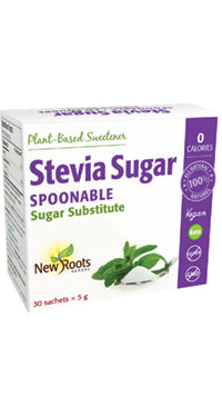 NEW ROOTS Stevia Sugar Spoonable 30 × 5 g