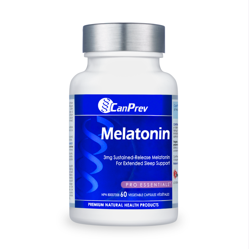 CanPrevMelatonin 3mg Sustained-Release_60 v-caps