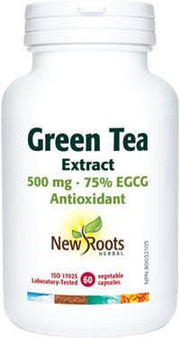 NEW ROOTS Green Tea Extract · 500 mg · 75% EGCG 60 capsules