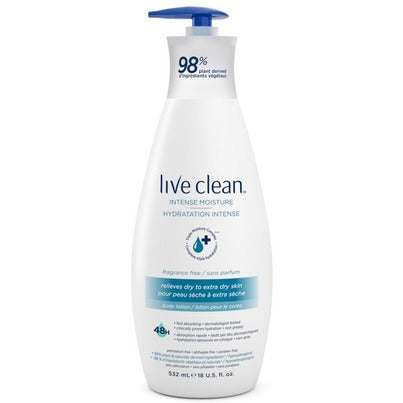 LIVE CLEAN BODY LOT MOISTURE INTENSE FRAGR/FR532ML