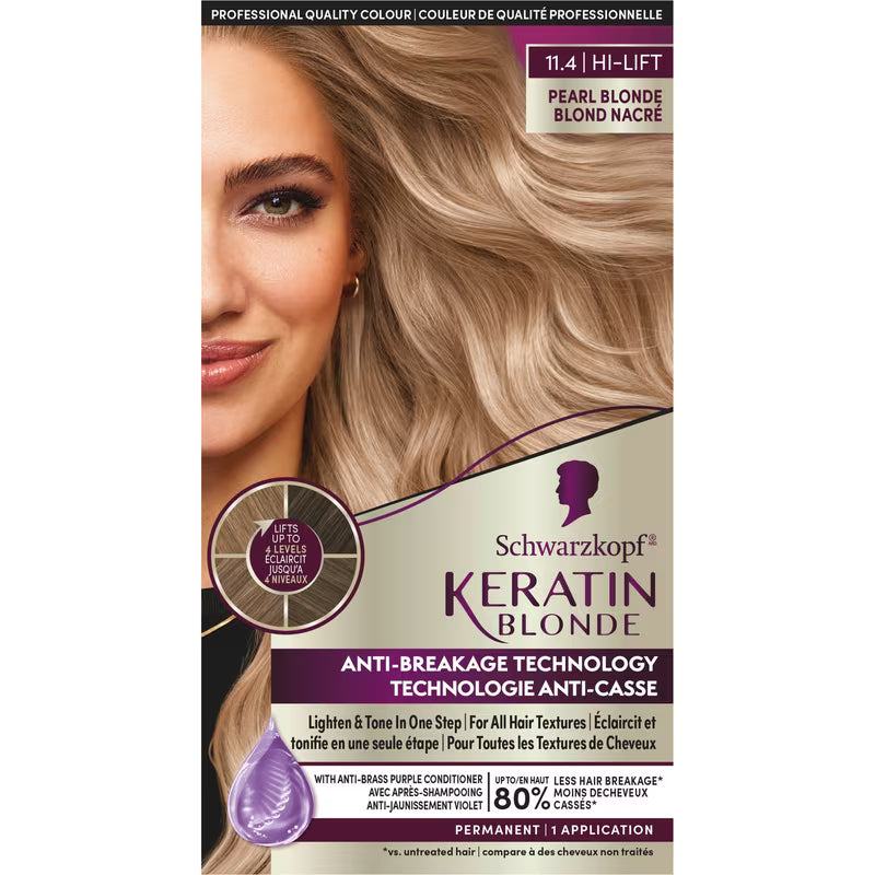 SCHWARZKOPF KERATIN #11.4 PEARL BLONDE 50ML