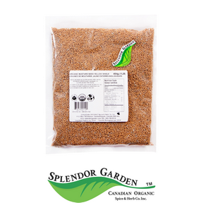 Splendor Garden - Organic Mustard Seed Whole Yellow - 454g