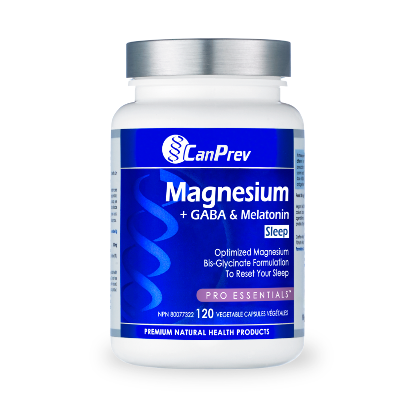 CanPrevMagnesium Sleep + GABA & Melatonin_120 v-caps