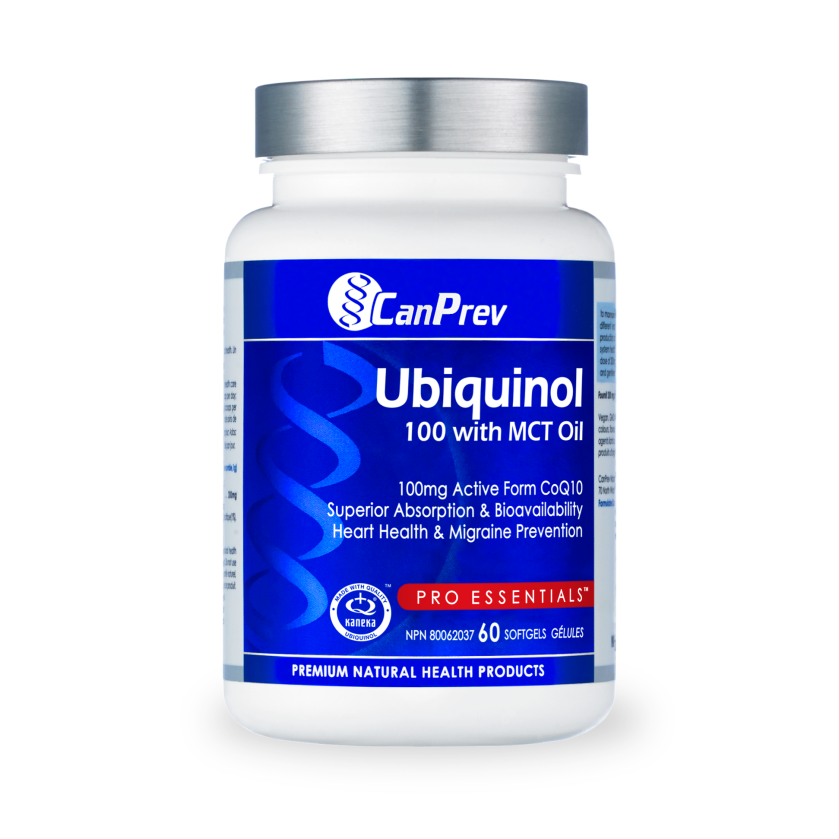 CanPrevUbiquinol 100 with MCT Oil_60 Softgels
