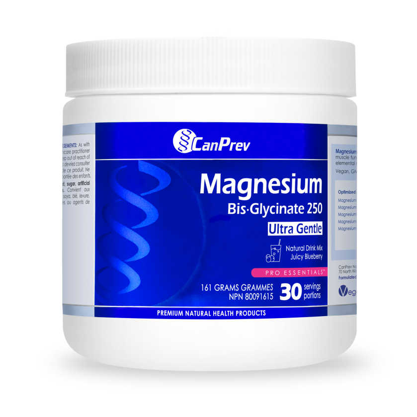 CanPrevMagnesium Bis·Glycinate - Drink Mix - Juicy Blueberry_161 g